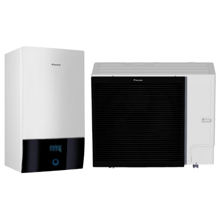 Pompe à chaleur Daikin Altherma 3 R W ERLA14DV3 + EBVZ16S23D6V  -  14 kW ERLA14DV3-EBVZ16S23D6V