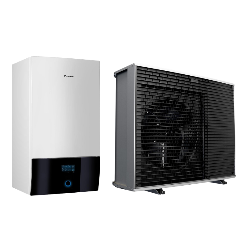 Pompe à chaleur Daikin Altherma 3 R MT W ERRA08EW1 + ELBH12E9W  -  8 kW ERRA08EW1-ELBH12E9W
