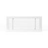 Grille soufflage linéaire Blanc mat