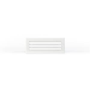 Grille soufflage lames courbes Blanc mat CDS-GRILLE-SOUFFLAGE-LAMES-COURB