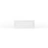 Grille soufflage lames courbes Blanc mat CDS-GRILLE-SOUFFLAGE-LAMES-COURB