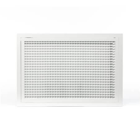 Grille de reprise quadrillage incliné Blanc mat CDS-GRILLE-DE-REPRISE-QUADRILLAG