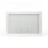 Grille de reprise quadrillage incliné Blanc mat CDS-GRILLE-DE-REPRISE-QUADRILLAG