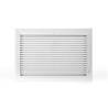 Grille de reprise ailettes droites Blanc mat CDS-GRILLE-DE-REPRISE-AILETTES-D