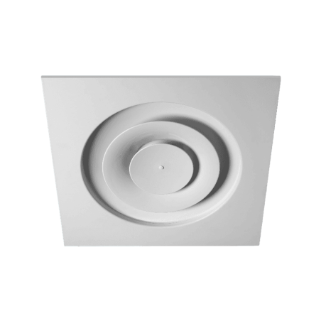 DCG-MOD/600 R9016S (D) Diffuseur circulaire 600x600 200 mm blanc semi-brillant 051206-201164