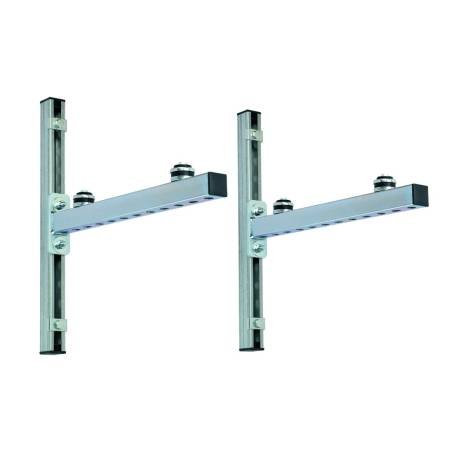 Support galva 560x520mm + amortisseurs charge maxi 150 kg 051003-000020
