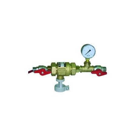 Kit alimentation eau PAC avec disconnecteur 1/2 Caleffi 051302-700011
