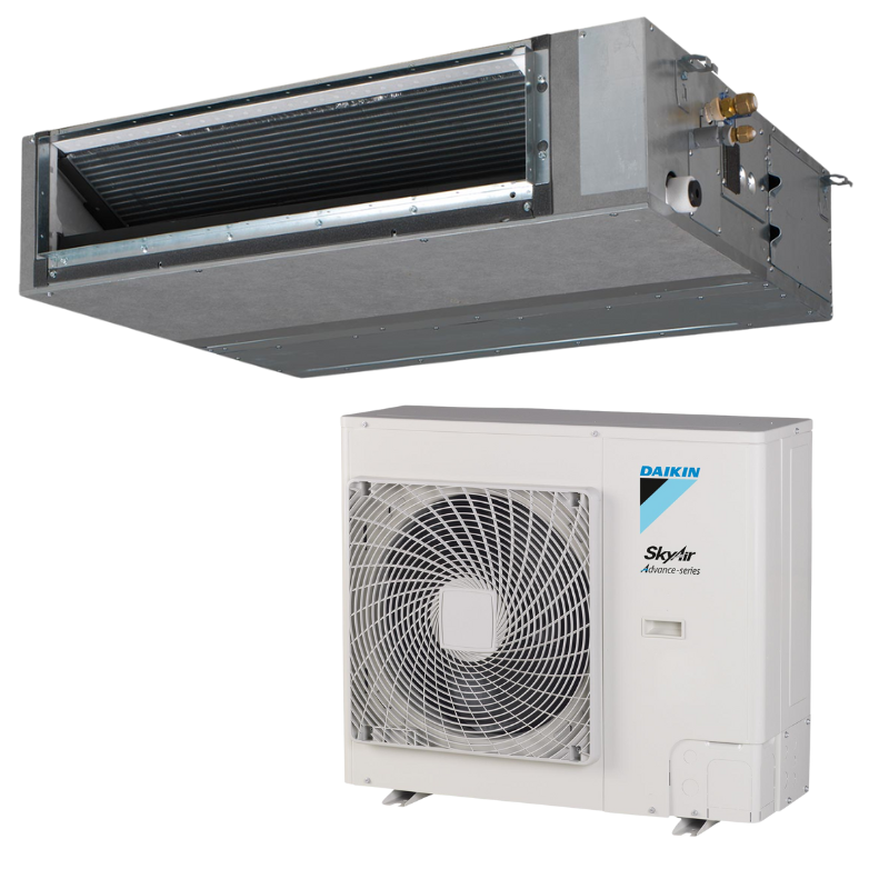 Climatiseur Daikin Sky Air Advance series gainable FBA100A + RZASG100MV — 10.0 kW (Triphasé) FBA100A-RZASG100MV