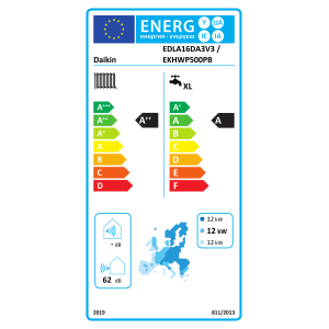 Pompe à chaleur Daikin Altherma 3 M EDLA16DW17 — 16 kW EDLA16DW17