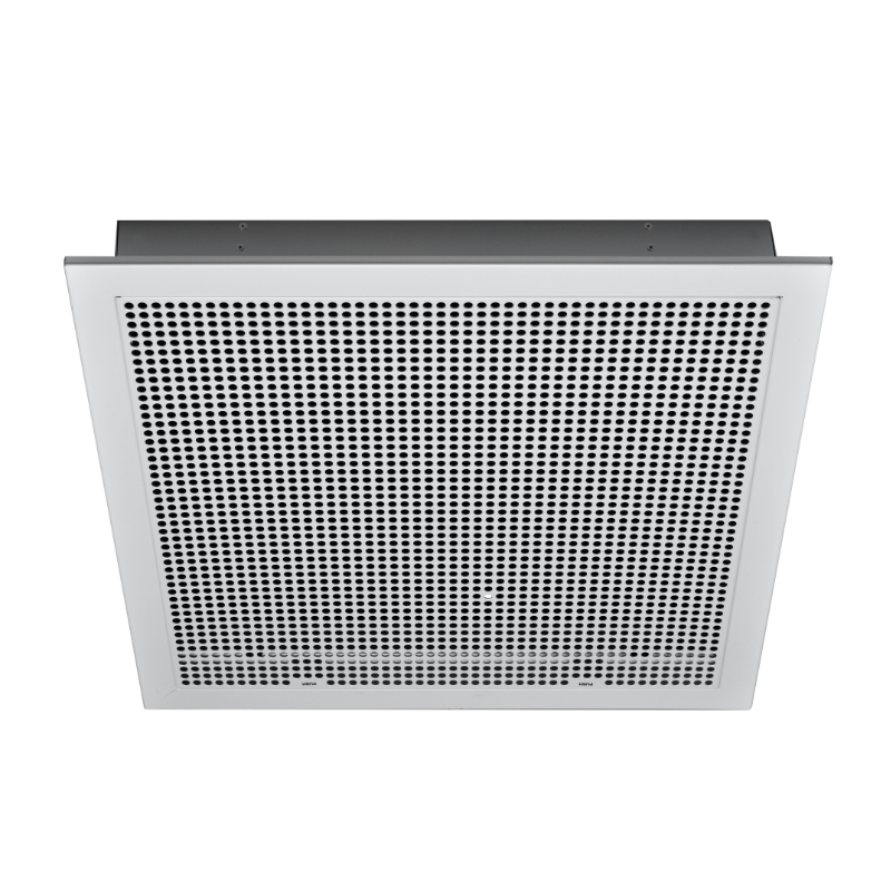 Pack grille reprise à  tôle perforée 600x600 + plénum isolé lateral à˜315 051205-196315